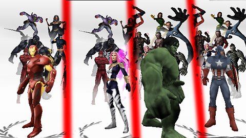 Ultimate Alliance 2 ALL CHARACTERS