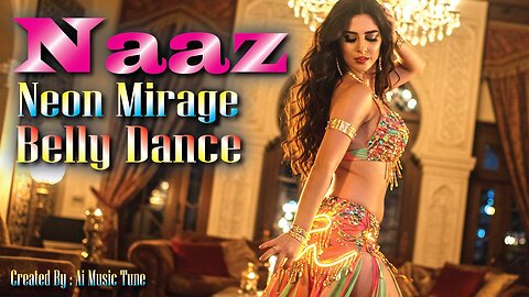 Naaz in Neon Mirage | Futuristic Belly Dance Performance | Arabic Electro Fusion 4K