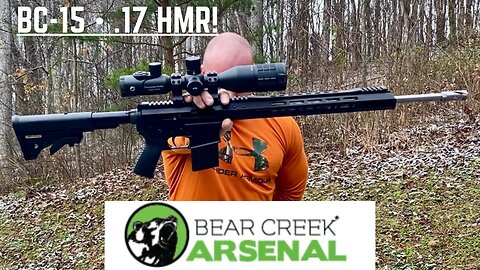 Putting the BC-15 to the test! Bear Creek Arsenal's AR platform .17 HMR!!!