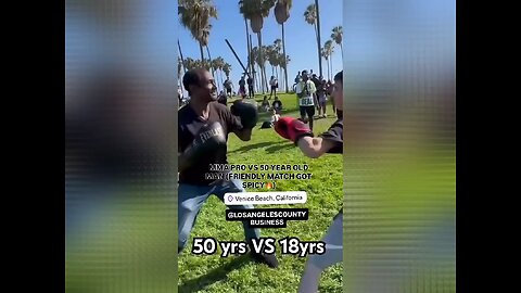 50 Year Old Man Did Not Play With This 18 Year Old Boy In Boxing Match