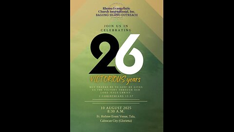 Bagong Silang 26th Anniversary | AUGUST 10, 2025