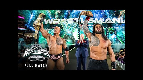 FULL MATCH Roman Reigns & The Rock vs. Cody Rhodes & Seth Rollins WrestleMania XL Saturday - WWE