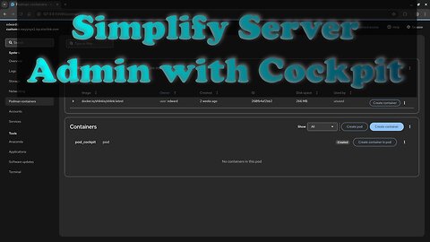 Get Started with Cockpit: Simplifying Server Control with Container Engine and Web UI