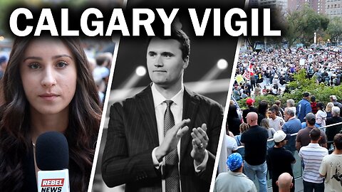 Vigil for Charlie Kirk draws thousands in Calgary