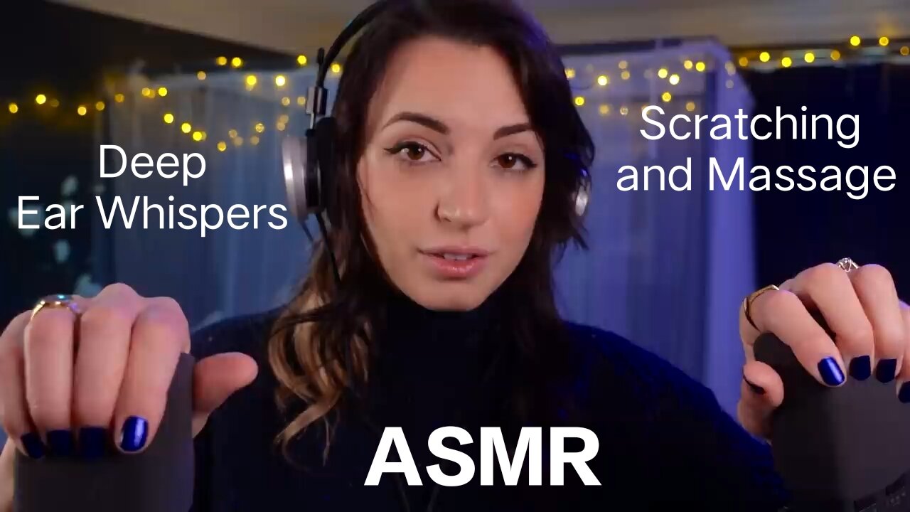 ASMR | Deep Sleep & Whispers , Scratching and Massage