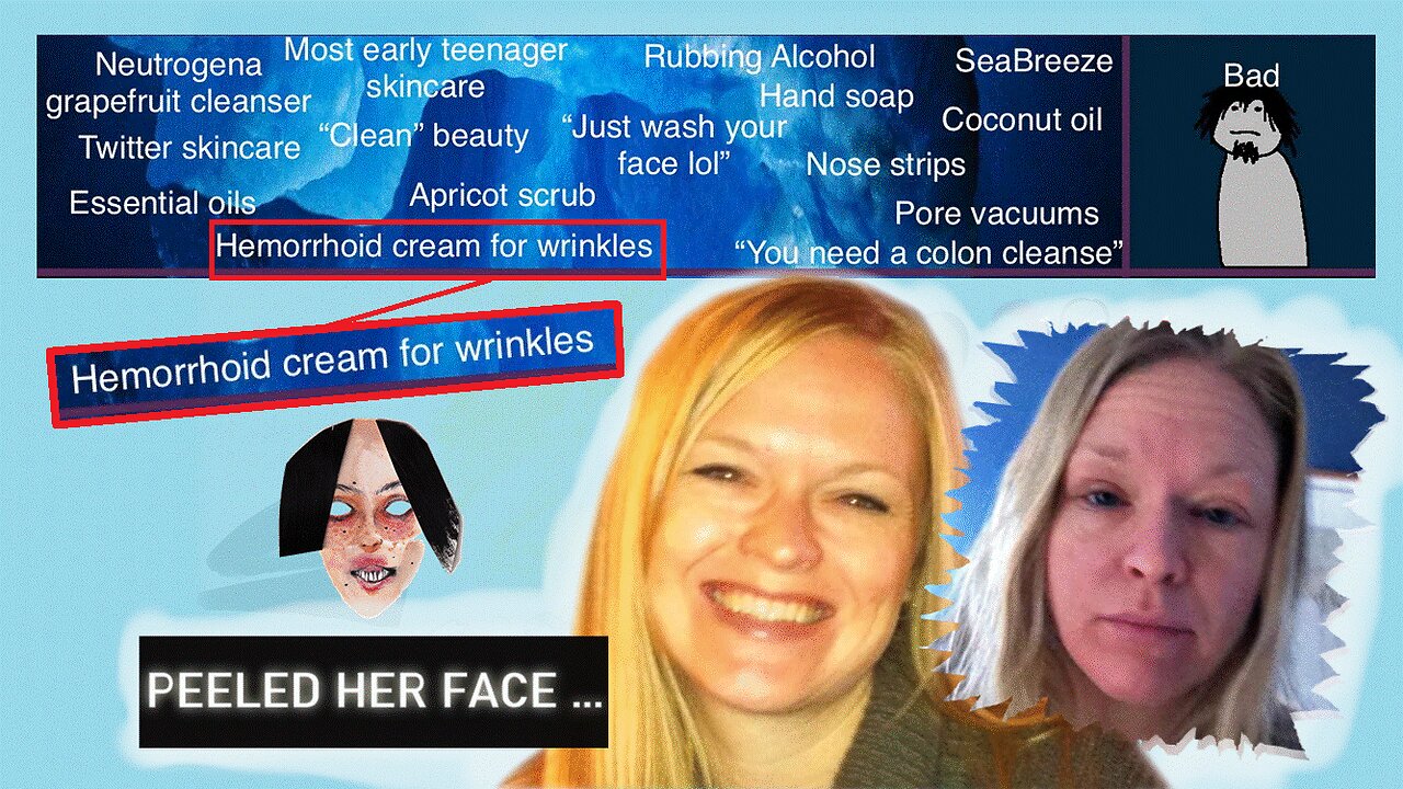 The slowly depraving SKIN CARE ICEBERG part 3 - "The bad" level