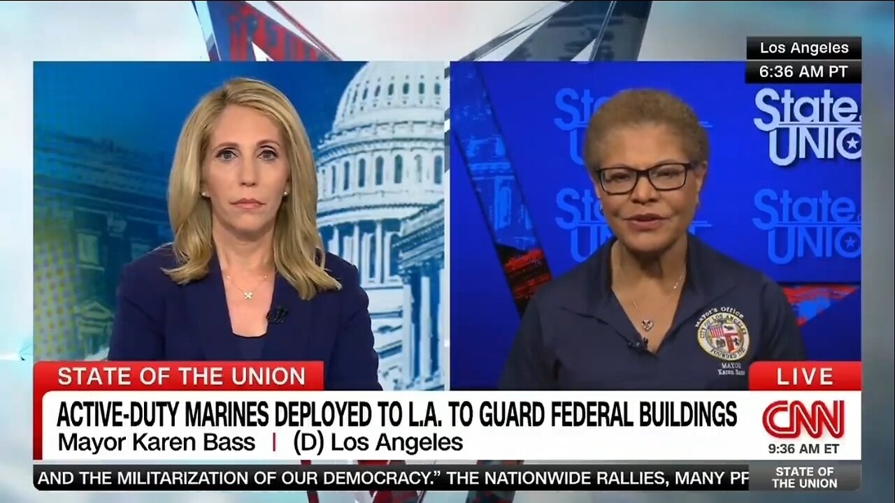Mayor Karen Bass To Marines: We Don't Want You In L.A.