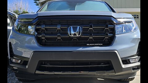 Grill guard installed on 2025 Honda Ridgeline