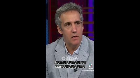 Michael Cohen says he never heard Trump mention once Jeffrey Epstein