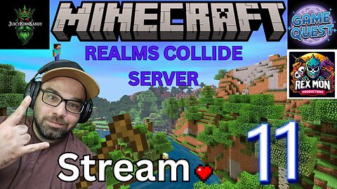 Playing Minecraft with GameQuest1552, Rexmon, and JuicyKinnKandy! Stream 11