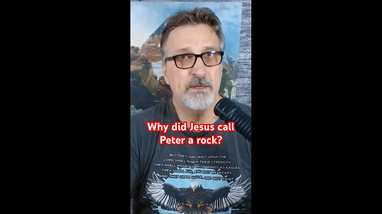 Why did Jesus call Peter a rock?