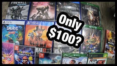 INSANE $100 Sealed Video Game Haul!