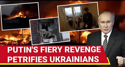 Putin's Drones BURN Military Sites In Kyiv, Odesa On 4th Night; SCARED Ukrainians Recall HORROR