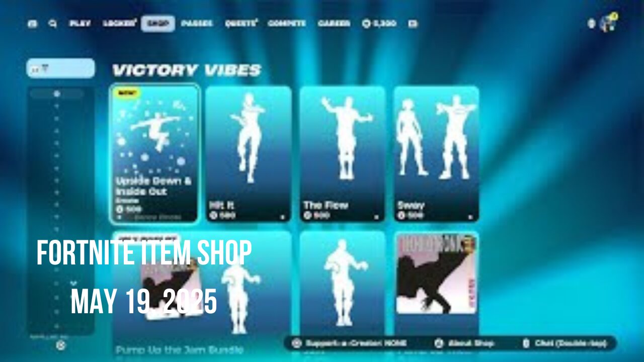 Fortnite Item Shop|May 19, 2025(*New* Upside Down & Inside Out Emote)
