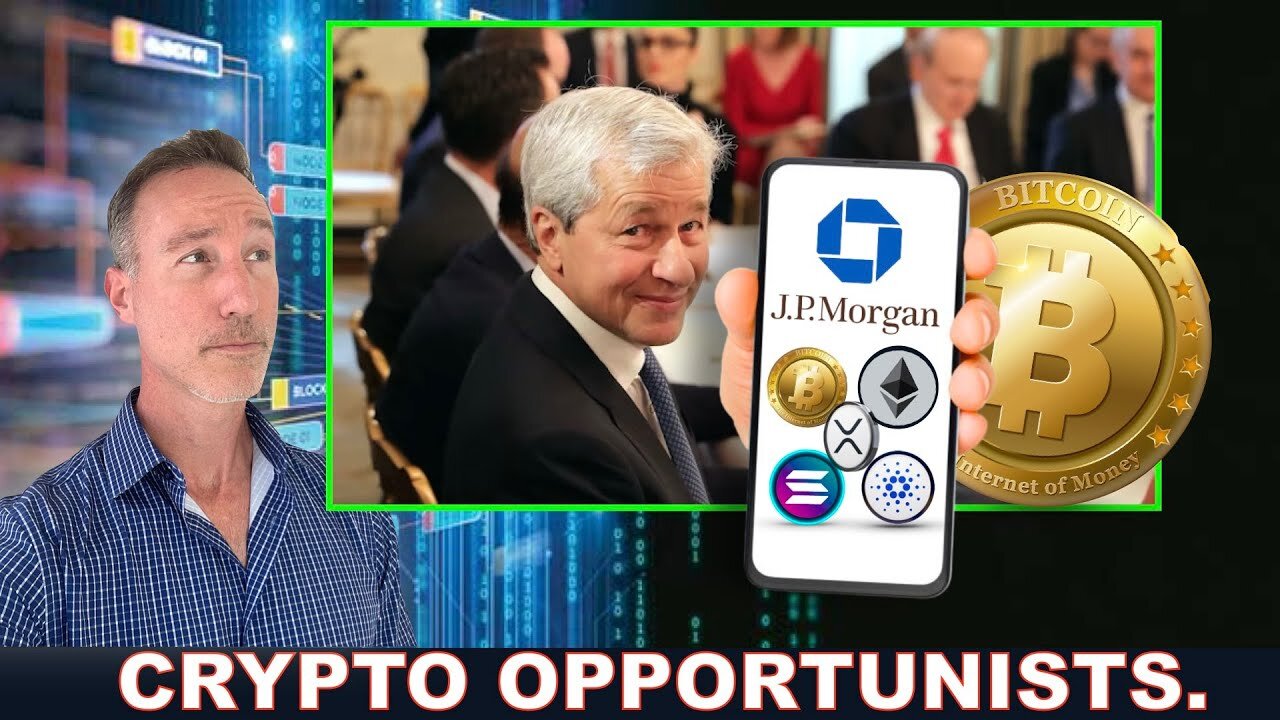 J.P. Morgan Mixed Crypto Signals. Ethereum Big Bet & Laughing at Telsa.