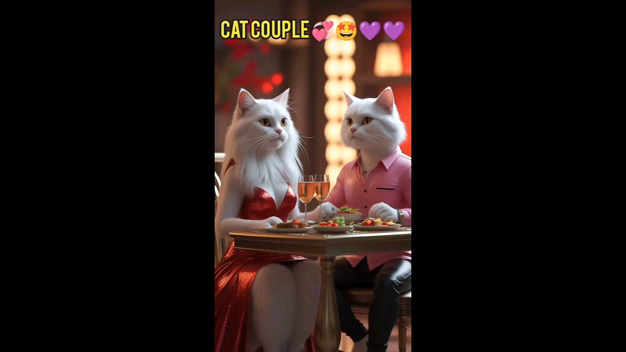 cat couple 💞🤩