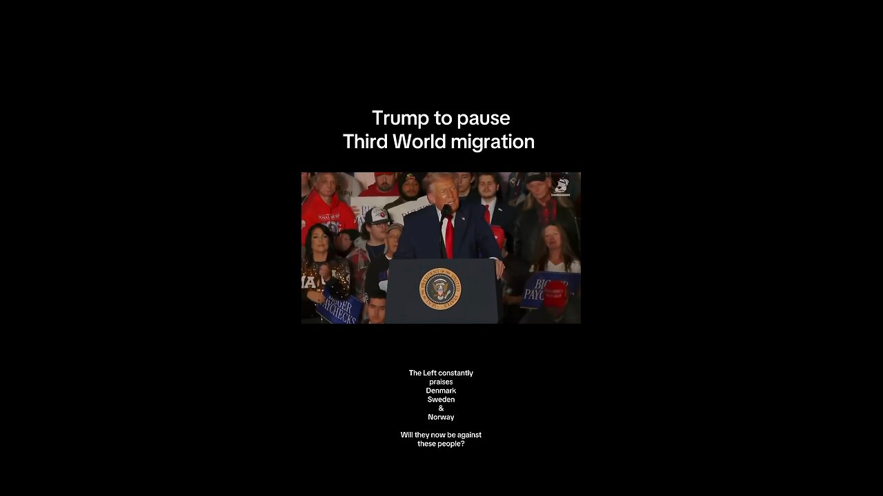 No more migration from shit hole countries