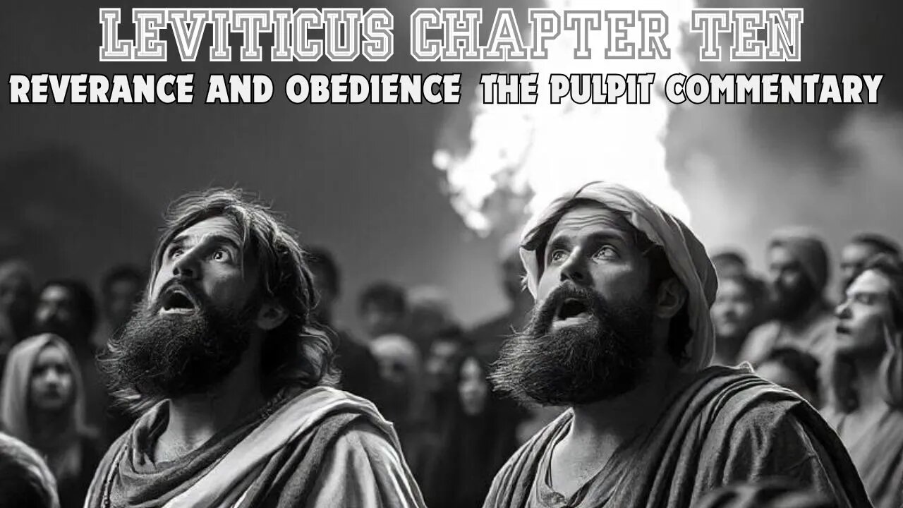 Leviticus Chapter 10 The Pulpit Commentary