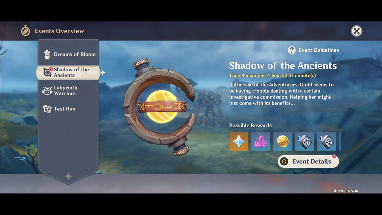 Shadow of the Ancients - Genshin Impact - Version 2.2