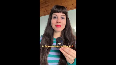 SATURN & MERCURY DIRECT! 🪐 💃