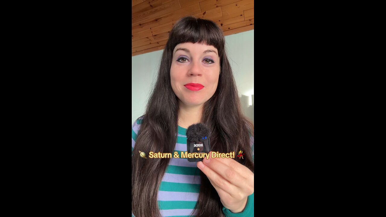 SATURN & MERCURY DIRECT! 🪐 💃