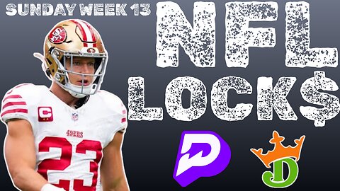 NFL WEEK 13 SUNDAY BEST BETS + TOP PLAYER PROPS