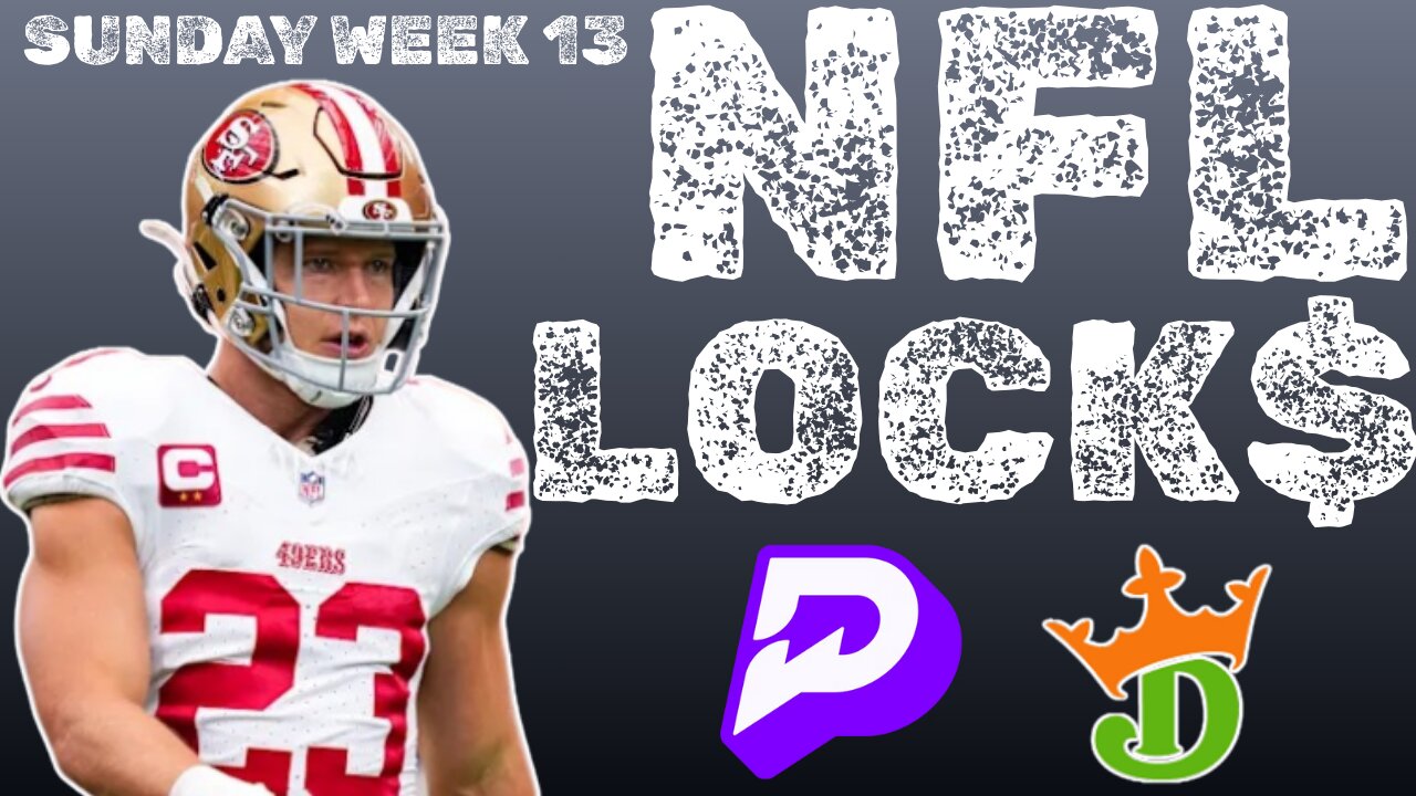 NFL WEEK 13 SUNDAY BEST BETS + TOP PLAYER PROPS