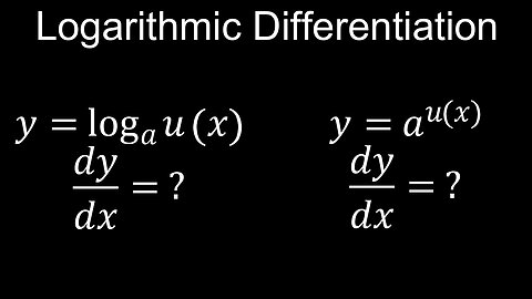Logarithmic Differentiation, Basic Proof, Exponential, Examples - Calculus