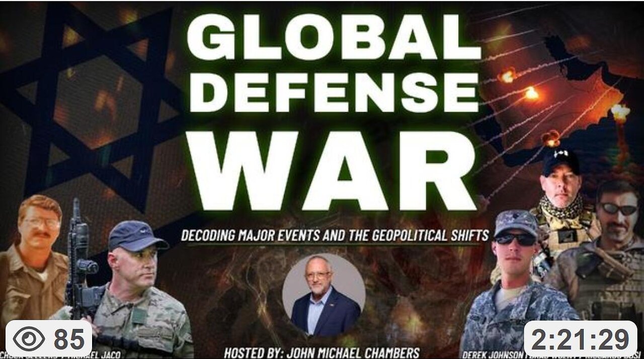 Decoding Major Events in Iran, Israel & Geopolitical Shifts ~ John Michael Chambers