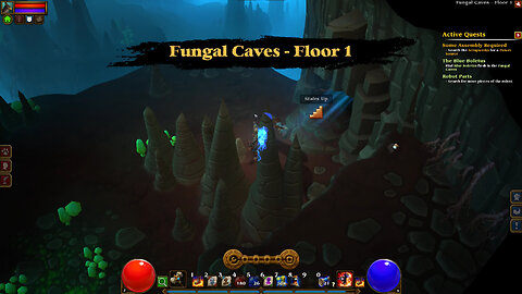 Torchlight II - The Blue Boletus Quest - Fungal Caves - Boletus Rex - Boss Fight [Engineer]