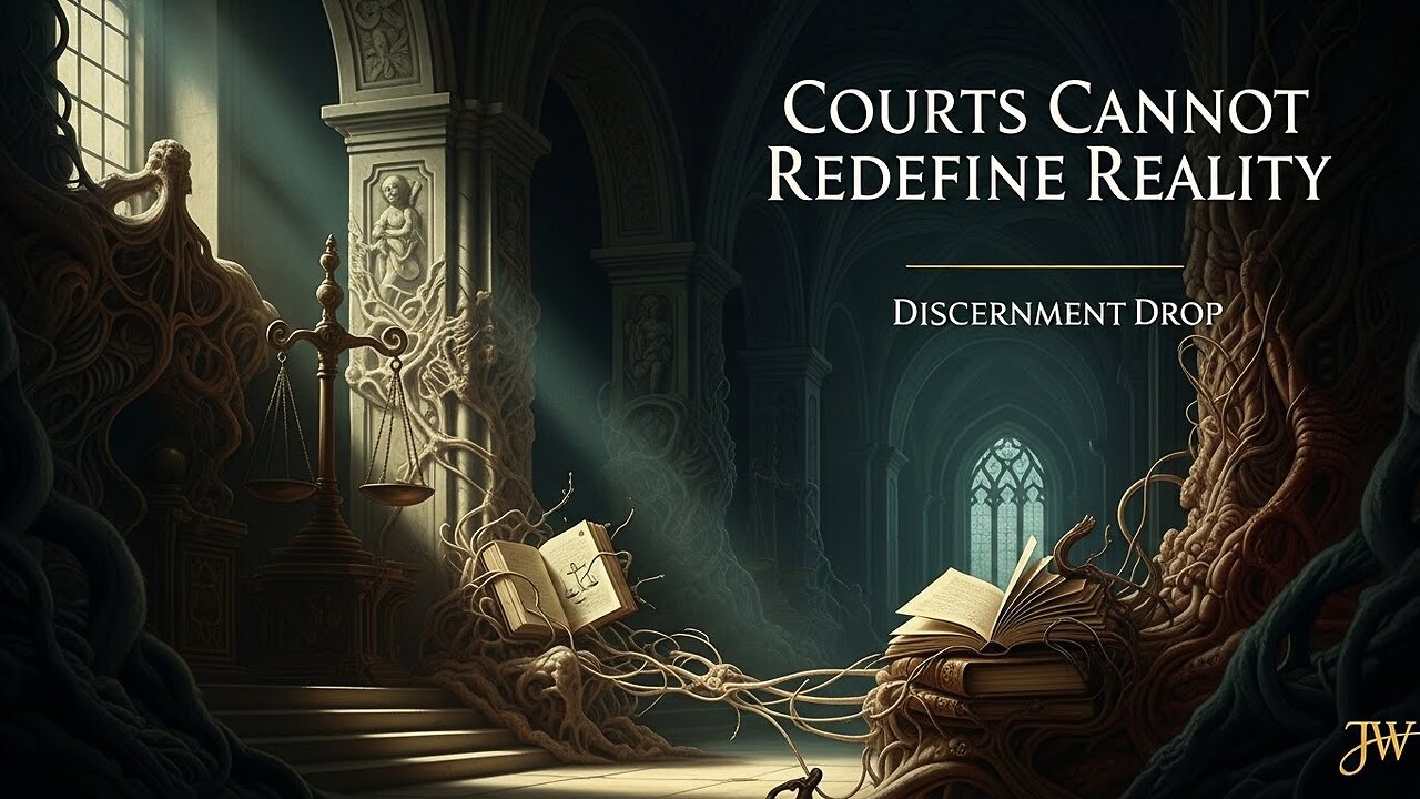 Courts Cannot Redefine Reality (And It’s Shocking This Must Be Explained)