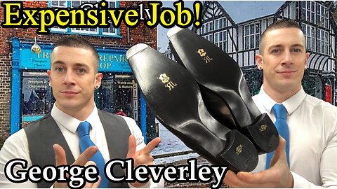 OUR MOST EXPENSIVE REPAIR! | George Cleverley Shoe Repair | Lulu Toe Plates | Fiddle Back Waist