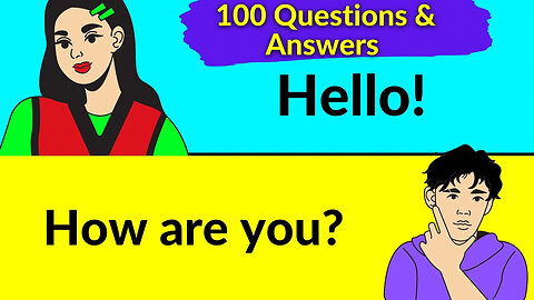 100 Common Questions and Answers in English ✅ Learn English Speaking for Beginners ✅