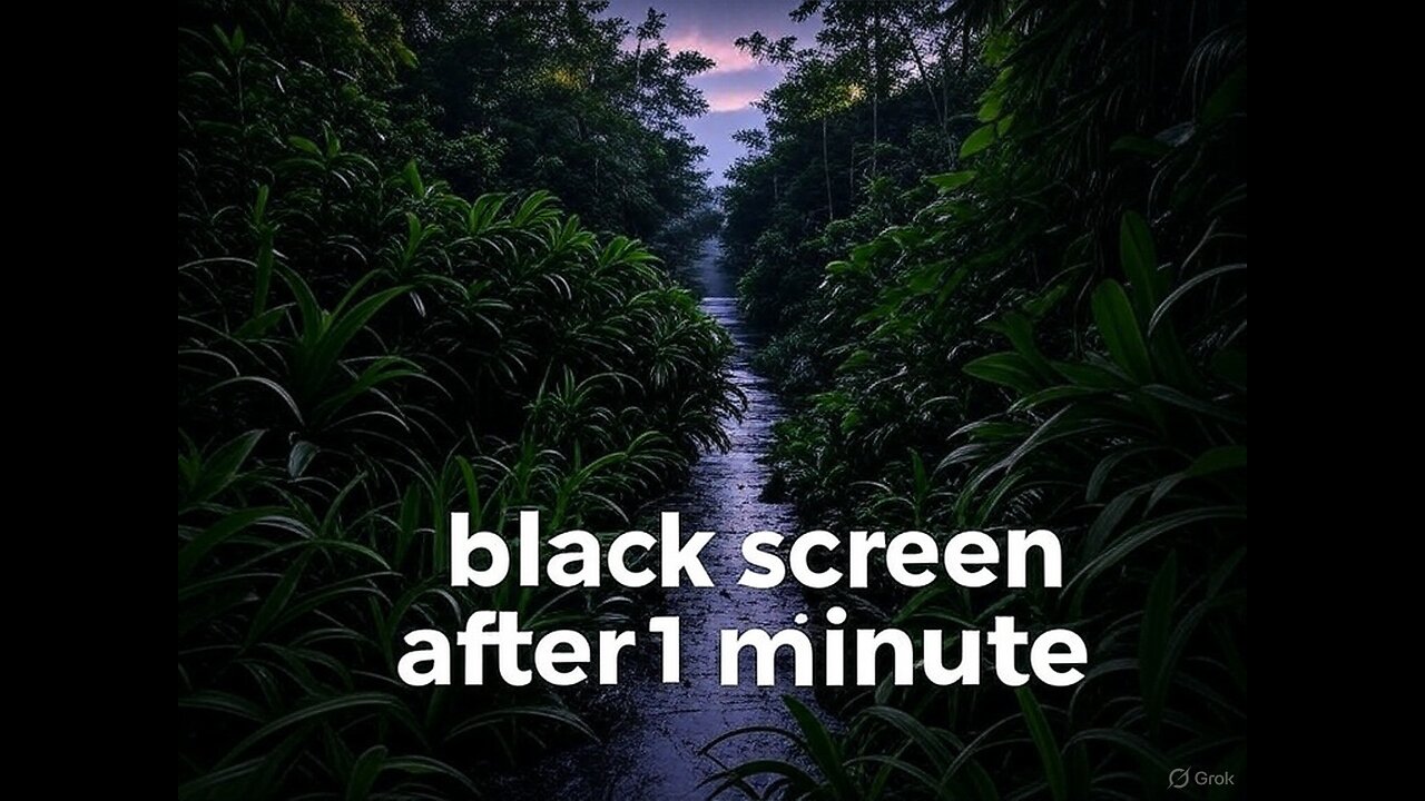 Tropical Rain for sleeping, relaxing or reading