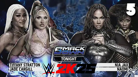 WWE 2K25 Smackdown May 2nd 2025 - Match 5: Jade is a BEAST!