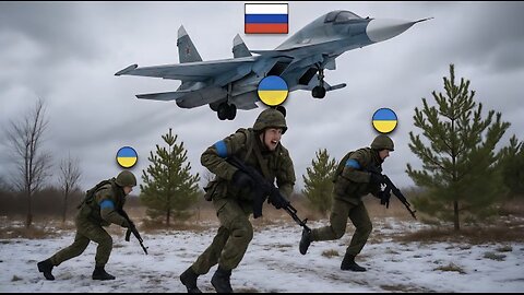 Ukrainians Panic and Scatter as Russian Fighters Launch a Sudden Assault — Brilliant Maneuver