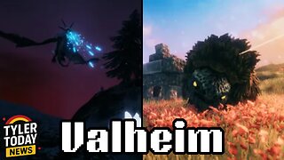 Valheim | Fighting a dragon and exploring the plains.... | TT Games