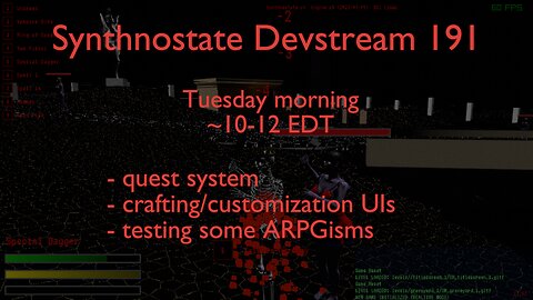 Synthnostate Devstream 191