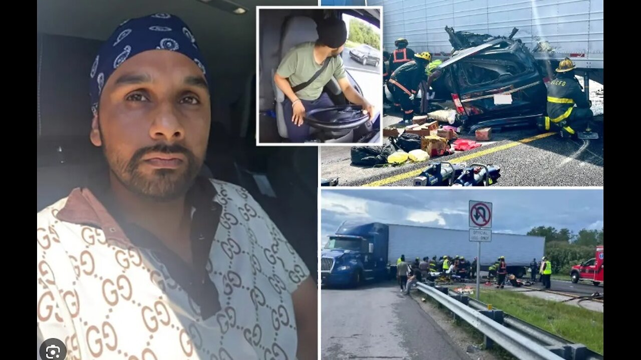 Illegal Immigrant Driving Semi-Truck With California CDL Kills Three in Terrifying Florida Highway