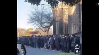 Muslim men have surrounded Melbourne’s St.Patrick’s Cathedral to display Dominance & intimidation