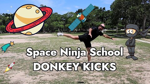 🤣 Kick Like a Ninja Donkey! 🐴 Space Ninja School @spaceninjaschool