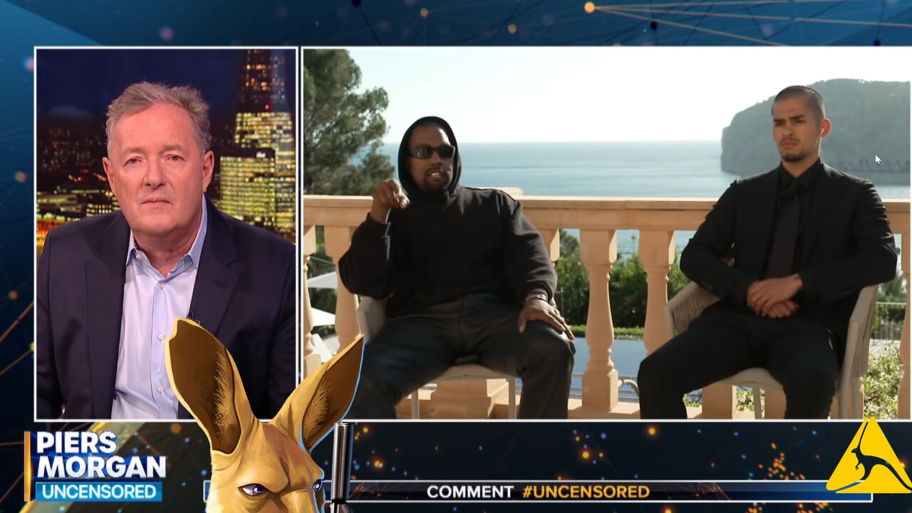 Kanye West and Sneako make humiliating appearance on Piers Morgan