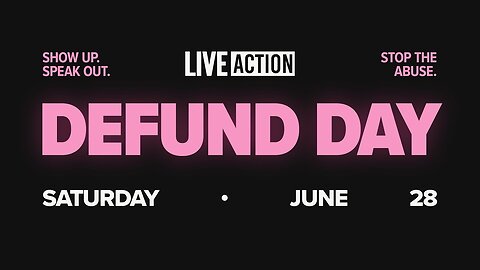 Defund Planned Parenthood Day Rally