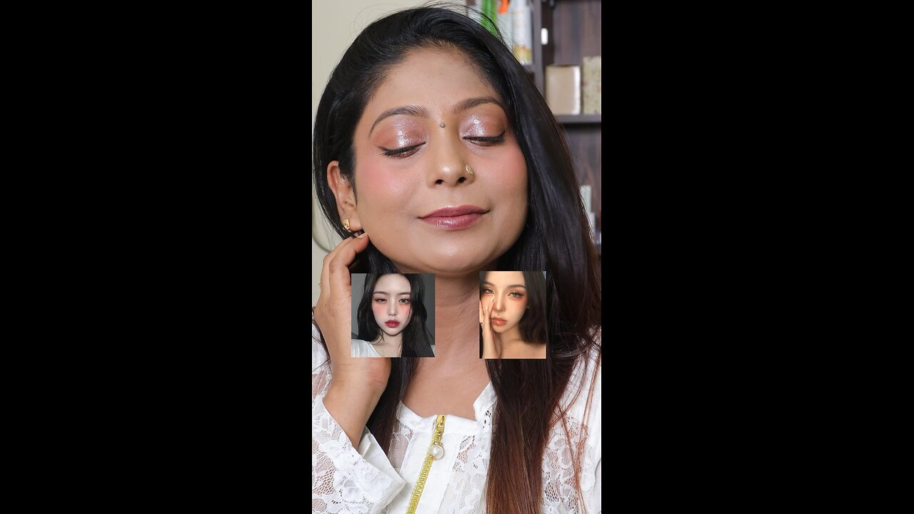 Let's try douyin make up on indian face #douyin #douyinmakeuptutorial #makeuptalks