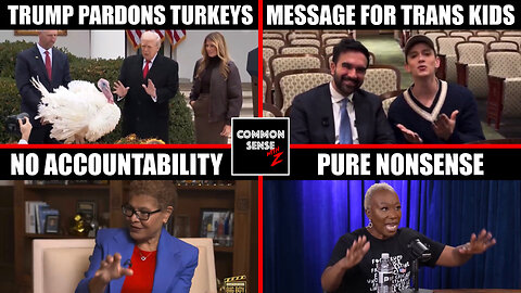Trump Pardons Turkeys, Zohran's Trans Kids Vid, Karen Bass Denial, Joy Reid's JD Vance Meltdown