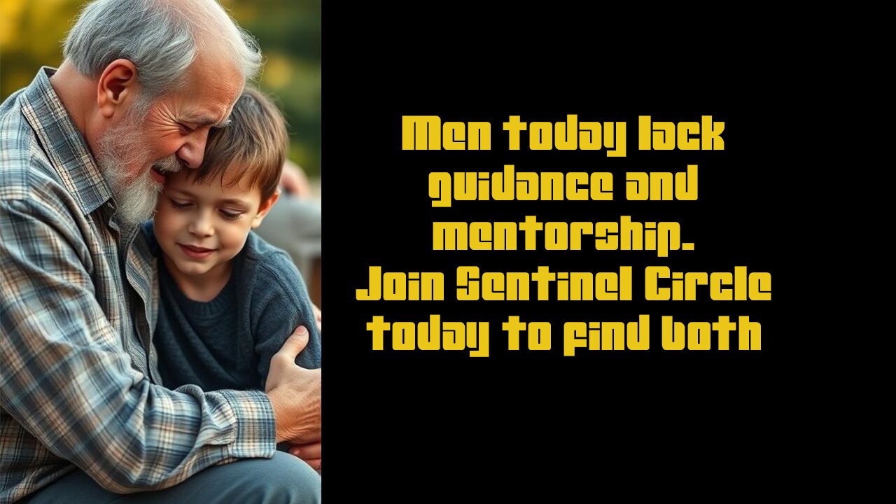 Lacking mentorship with young men today.