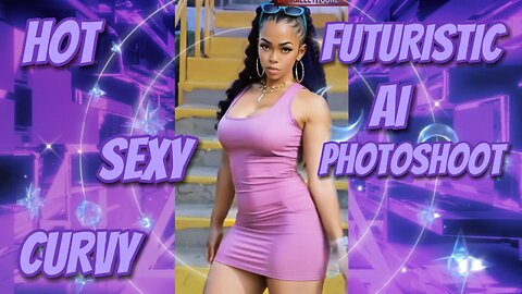 HOT SEXY CURVY FUTURISTIC AI PHOTOSHOOT