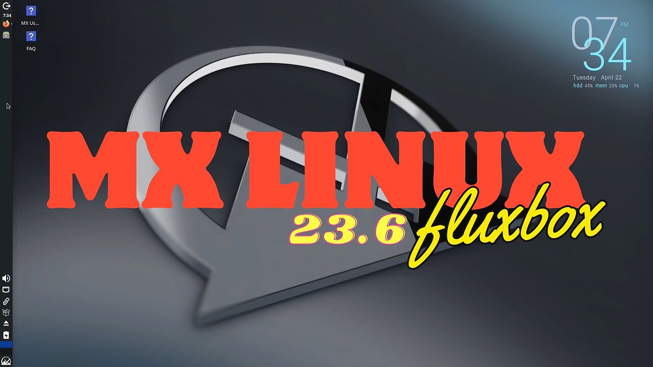 OS - MX Linux 23.6 fluxbox