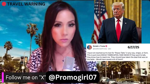 STATE Dept issues DO NOT TRÅVEL TO ISRAEL/IRAN -President Trump Reacts