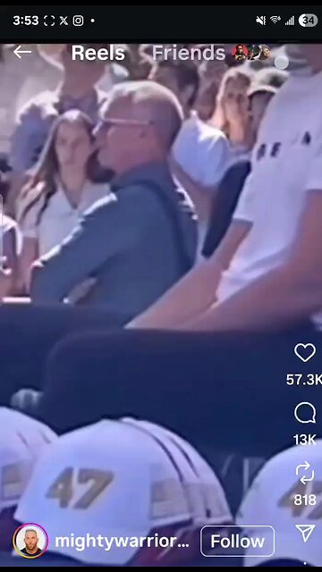 Bullet or projectile between his legs??? @candaceowens